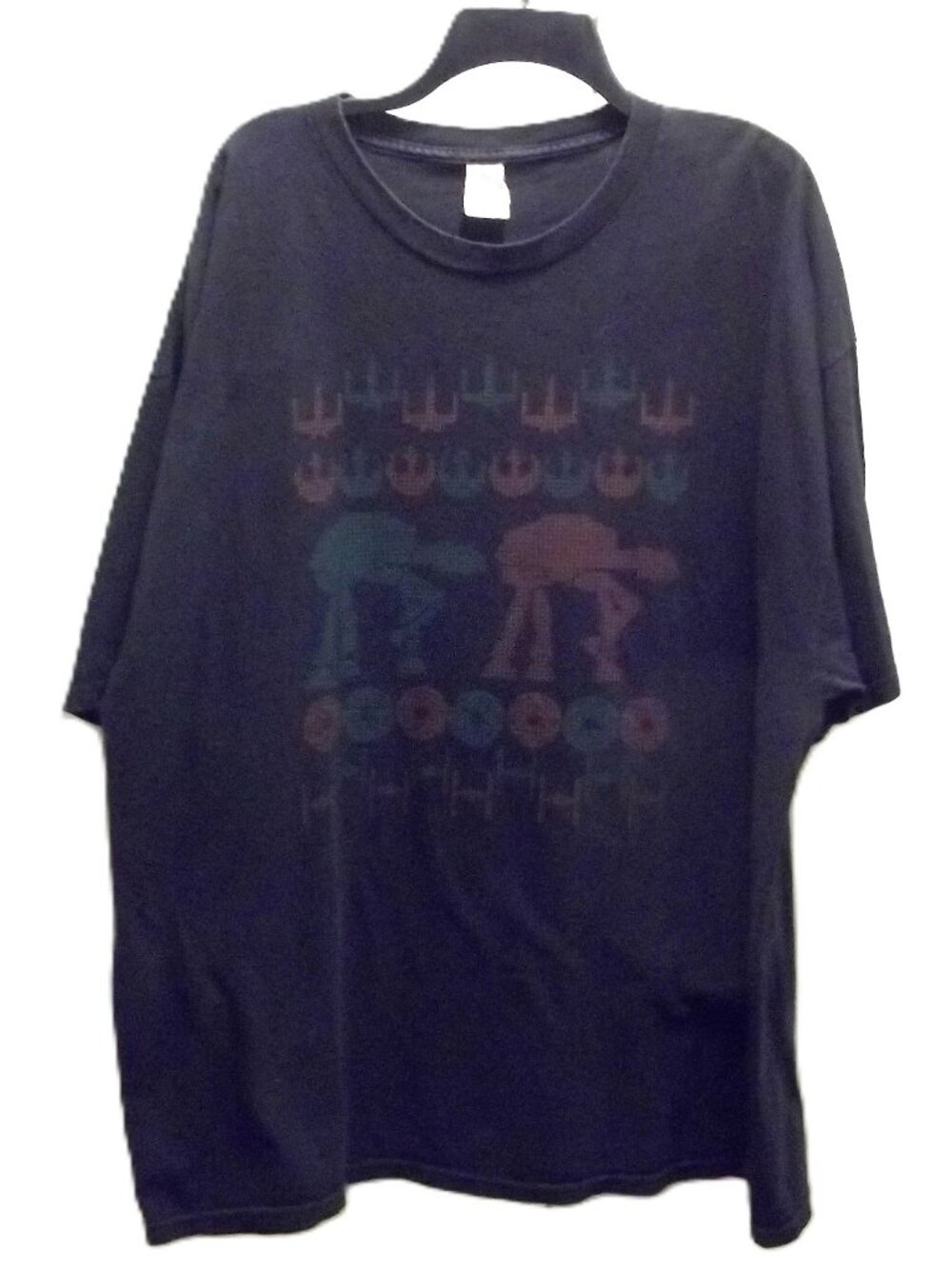 Women's Size 3X Black Star Wars Christmas Ugly Sweater T-Shirt